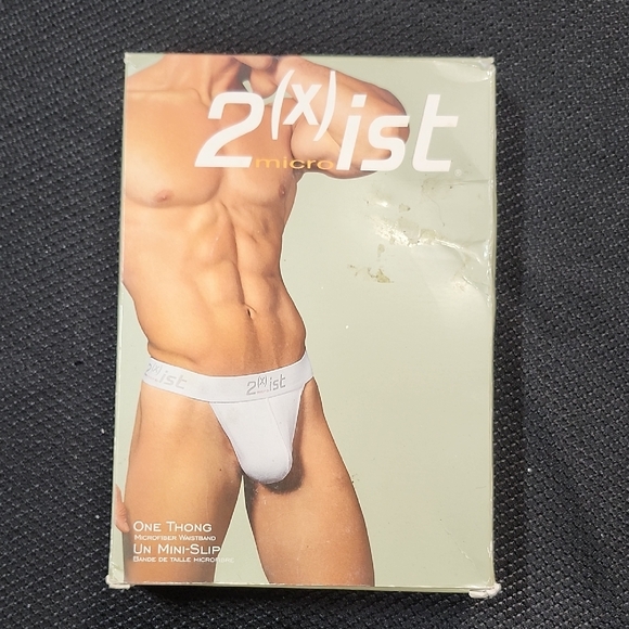 2xist Other - 2xist Men's Micro Black Y Back Thong Vintage